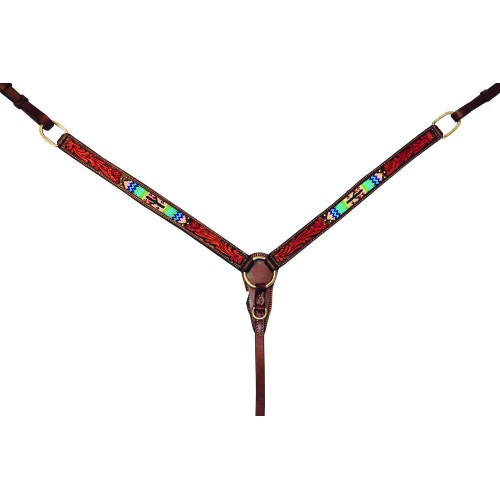 Fort Worth Cactus Beaded Breastcollar